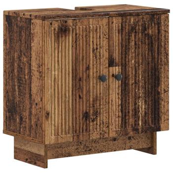ARDEBO.de - Waschbeckenschrank EDE Altholz 59,5 x 31,5 x 59 cm