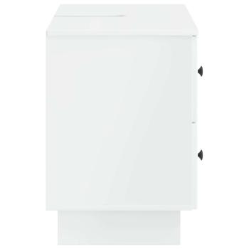 Waschbeckenschrank EDE Hochglanz Weiß 82 x 41 x 59 cm