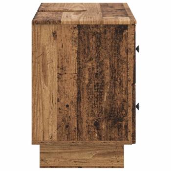 Waschbeckenschrank EDE Altholz 82 x 41 x 59 cm Holzwerkstoff