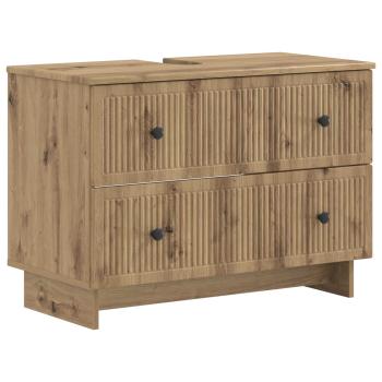 ARDEBO.de - Waschbeckenschrank EDE Artisan-Eiche 82 x 41 x 59 cm