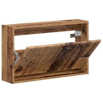 Wandmontierter Schuhschrank EDE 71 x 17 x 43 cm Holzwerkstoff