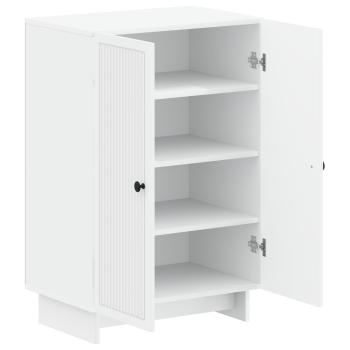 Schuhschrank EDE 59,5 x 39,5 x 90 cm Holzwerkstoff Weiß