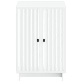 Schuhschrank EDE 59,5 x 39,5 x 90 cm Holzwerkstoff Weiß