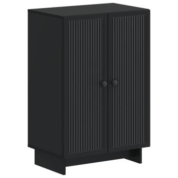 Schuhschrank EDE 59,5 x 39,5 x 90 cm Holzwerkstoff Schwarz