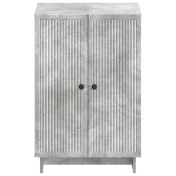 Schuhschrank EDE 59,5 x 39,5 x 90 cm Holzwerkstoff Betongrau