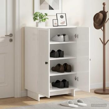 ARDEBO.de - Schuhschrank EDE 59,5 x 39,5 x 90 cm Holzwerkstoff