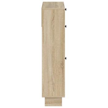 Schuhschrank EDE 78 x 24 x 103 cm Holzwerkstoff Sonoma-Eiche
