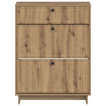 Schuhschrank EDE 78 x 24 x 103 cm Holzwerkstoff Artisan-Eiche