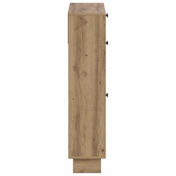 Schuhschrank EDE 78 x 24 x 103 cm Holzwerkstoff Artisan-Eiche
