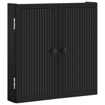 Dartboard Schrank EDE Schwarz 52,5 x 10,5 x 53,5 cm