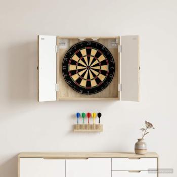 ARDEBO.de - Dartboard Schrank EDE Sonoma-Eiche 52,5 x 10,5 x 53,5 cm