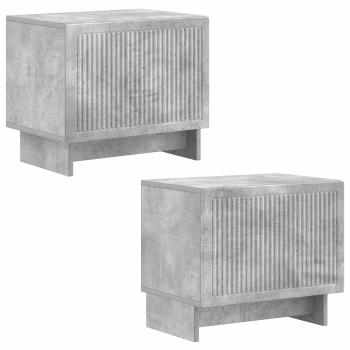 TV-Schrank Betongrau Holzwerkstoff