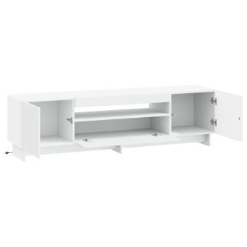LED-TV-Schrank EDE 153 x 35 x 43 cm Weiß Holzwerkstoff