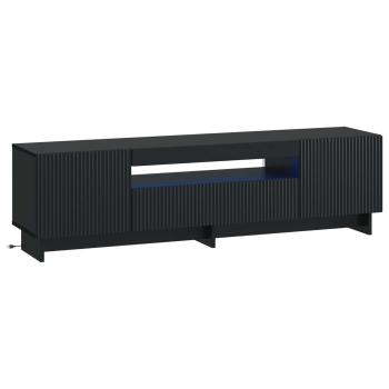 LED-TV-Schrank EDE 153 x 35 x 43 cm Schwarz Holzwerkstoff
