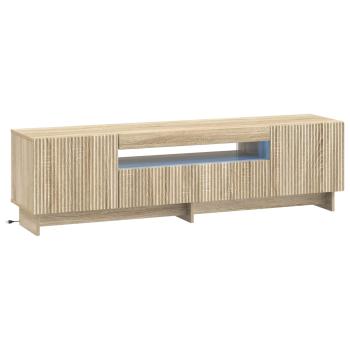 LED-TV-Schrank EDE 153 x 35 x 43 cm Sonoma-Eiche Holzwerkstoff