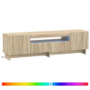 LED-TV-Schrank EDE 153 x 35 x 43 cm Sonoma-Eiche Holzwerkstoff