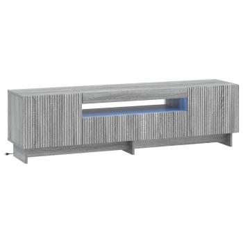 LED-TV-Schrank EDE 153 x 35 x 43 cm Sonoma-Grau Holzwerkstoff