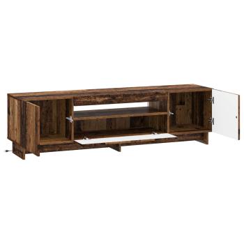 LED-TV-Schrank EDE 153 x 35 x 43 cm Altholz Holzwerkstoff