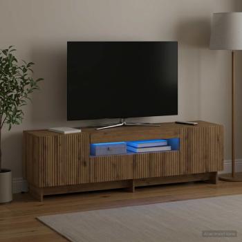 ARDEBO.de - LED-TV-Schrank EDE 153 x 35 x 43 cm Artisan-Eiche Holzwerkstoff