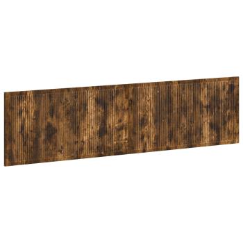 Wandmontiertes Kopfteil EDE Raucheiche Holzwerkstoff