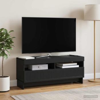 LED-TV-Schrank EDE 100 x 35 x 43 cm Schwarz Holzwerkstoff