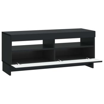 LED-TV-Schrank EDE 100 x 35 x 43 cm Schwarz Holzwerkstoff