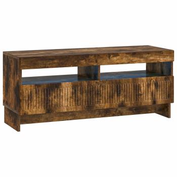LED-TV-Schrank EDE 100 x 35 x 43 cm Raucheiche Holzwerkstoff