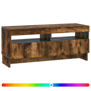 LED-TV-Schrank EDE 100 x 35 x 43 cm Raucheiche Holzwerkstoff