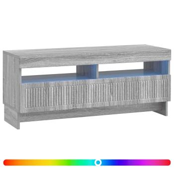 LED-TV-Schrank EDE 100 x 35 x 43 cm Sonoma-Grau Holzwerkstoff