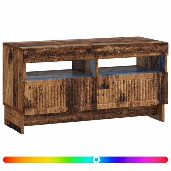 LED-TV-Schrank ALKMAAR 81 x 35 x 43 cm Altholz Holzwerkstoff