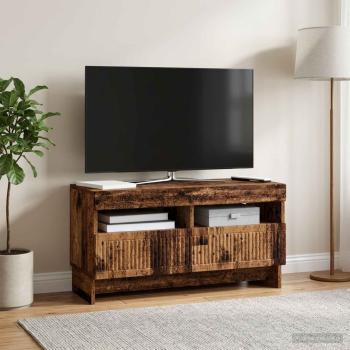 LED-TV-Schrank ALKMAAR 81 x 35 x 43 cm Altholz Holzwerkstoff