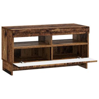 LED-TV-Schrank ALKMAAR 81 x 35 x 43 cm Altholz Holzwerkstoff