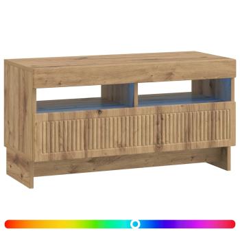LED-TV-Schrank ALKMAAR 81 x 35 x 43 cm Artisan-Eiche