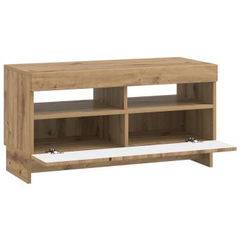 LED-TV-Schrank ALKMAAR 81 x 35 x 43 cm Artisan-Eiche