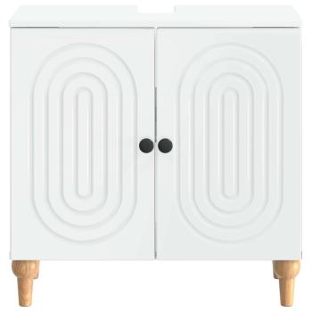 Waschbeckenschrank ALKMAAR Weiß 59,5 x 31,5 x 59 cm