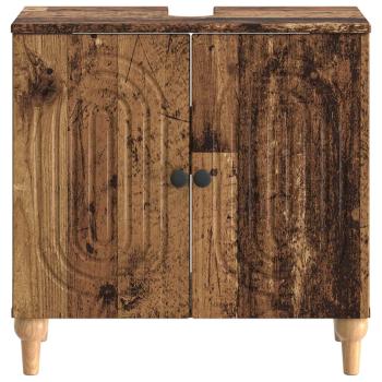 Waschbeckenschrank ALKMAAR Altholz 59,5 x 31,5 x 59 cm