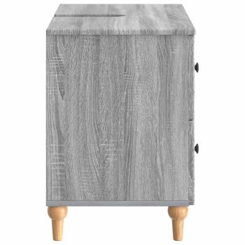 Waschbeckenschrank ALKMAAR Sonoma-Grau 82 x 41 x 59 cm