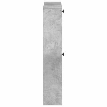 Wandmontierter Schuhschrank ALKMAAR 71 x 17 x 86 cm Betongrau