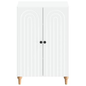 Schuhschrank ALKMAAR 59,5 x 39,5 x 90 cm Holzwerkstoff Weiß
