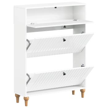 Schuhschrank ALKMAAR 78 x 24 x 103 cm Holzwerkstoff