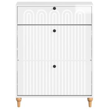 Schuhschrank ALKMAAR 78 x 24 x 103 cm Holzwerkstoff