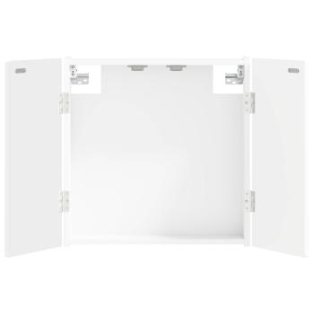 Dartboard Schrank ALKMAAR Wei? 52,5 x 10,5 x 53,5 cm