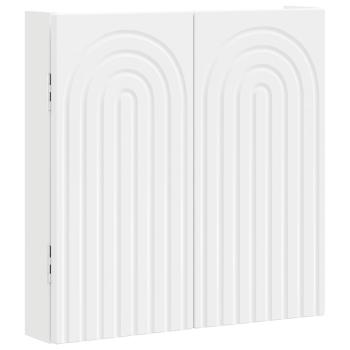 Dartboard Schrank ALKMAAR Wei? 52,5 x 10,5 x 53,5 cm
