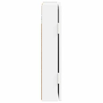 Dartboard Schrank ALKMAAR Wei? 52,5 x 10,5 x 53,5 cm