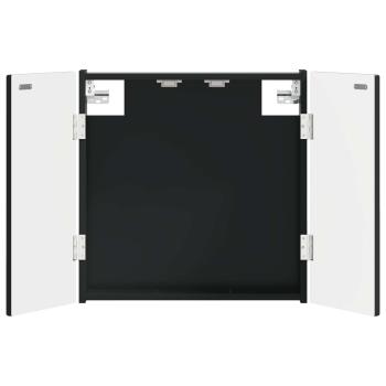 Dartboard Schrank ALKMAAR Schwarz 52,5 x 10,5 x 53,5 cm