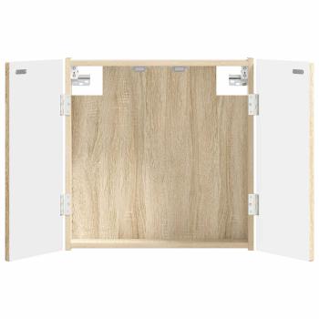 Dartboard Schrank ALKMAAR Sonoma-Eiche 52,5 x 10,5 x 53,5 cm