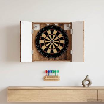 ARDEBO.de - Dartboard Schrank ALKMAAR Altholz 52,5 x 10,5 x 53,5 cm