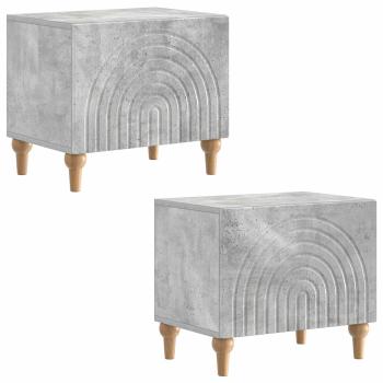 TV-Schrank Betongrau Holzwerkstoff