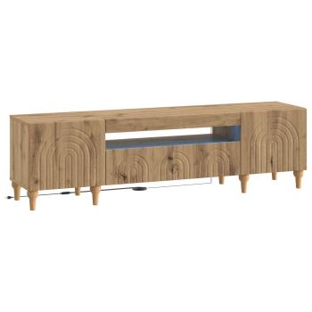 LED-TV-Schrank ALKMAAR 153 x 35 x 43 cm Artisan-Eiche