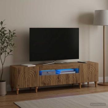 LED-TV-Schrank ALKMAAR 153 x 35 x 43 cm Artisan-Eiche